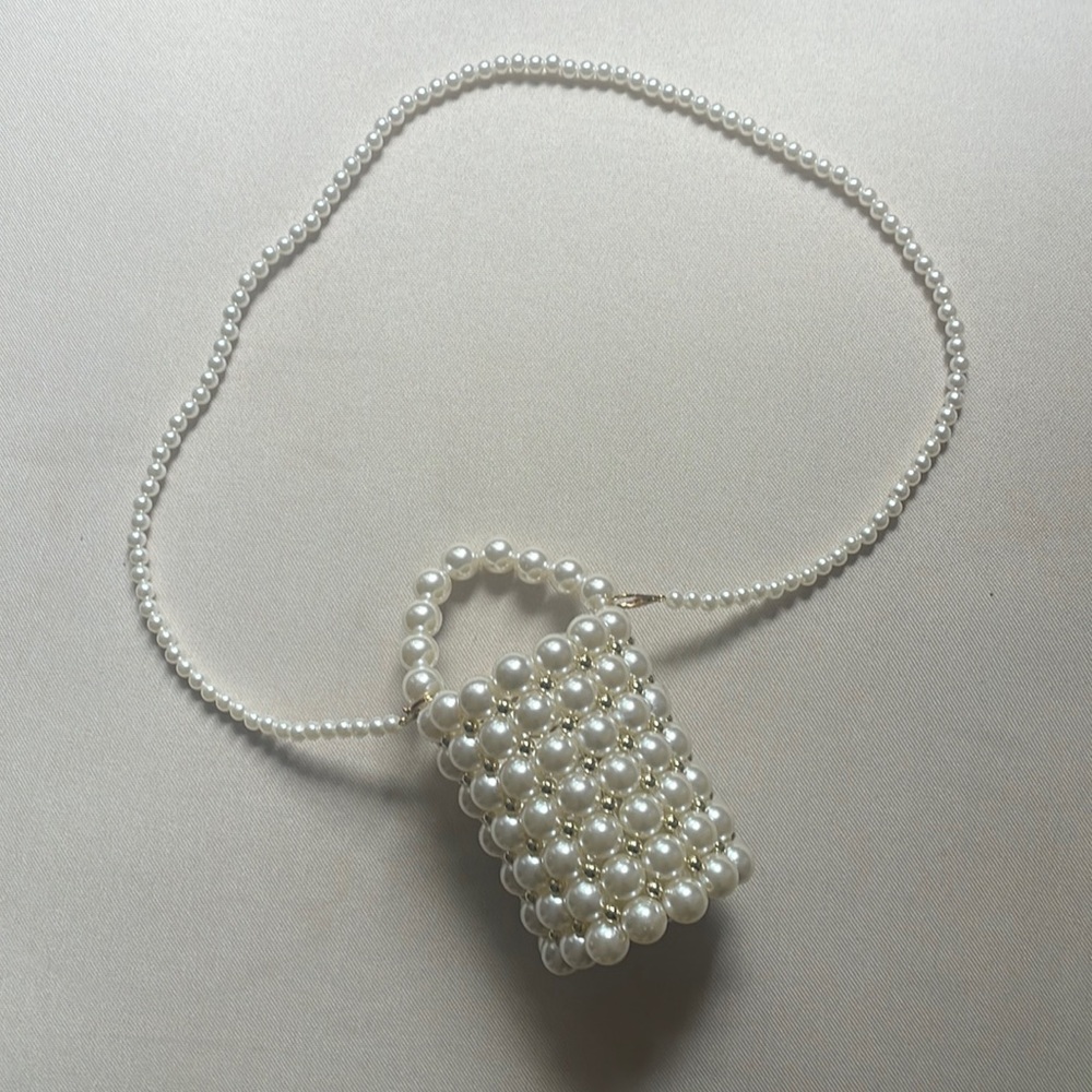 Pearl White Bag